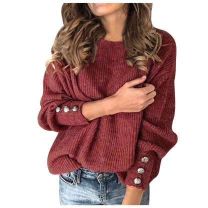 Fall Clothes for Women Fashion Women'S Turtleneck Knitted Jumper Sweater Long Sleeve Elegant Casual Tops