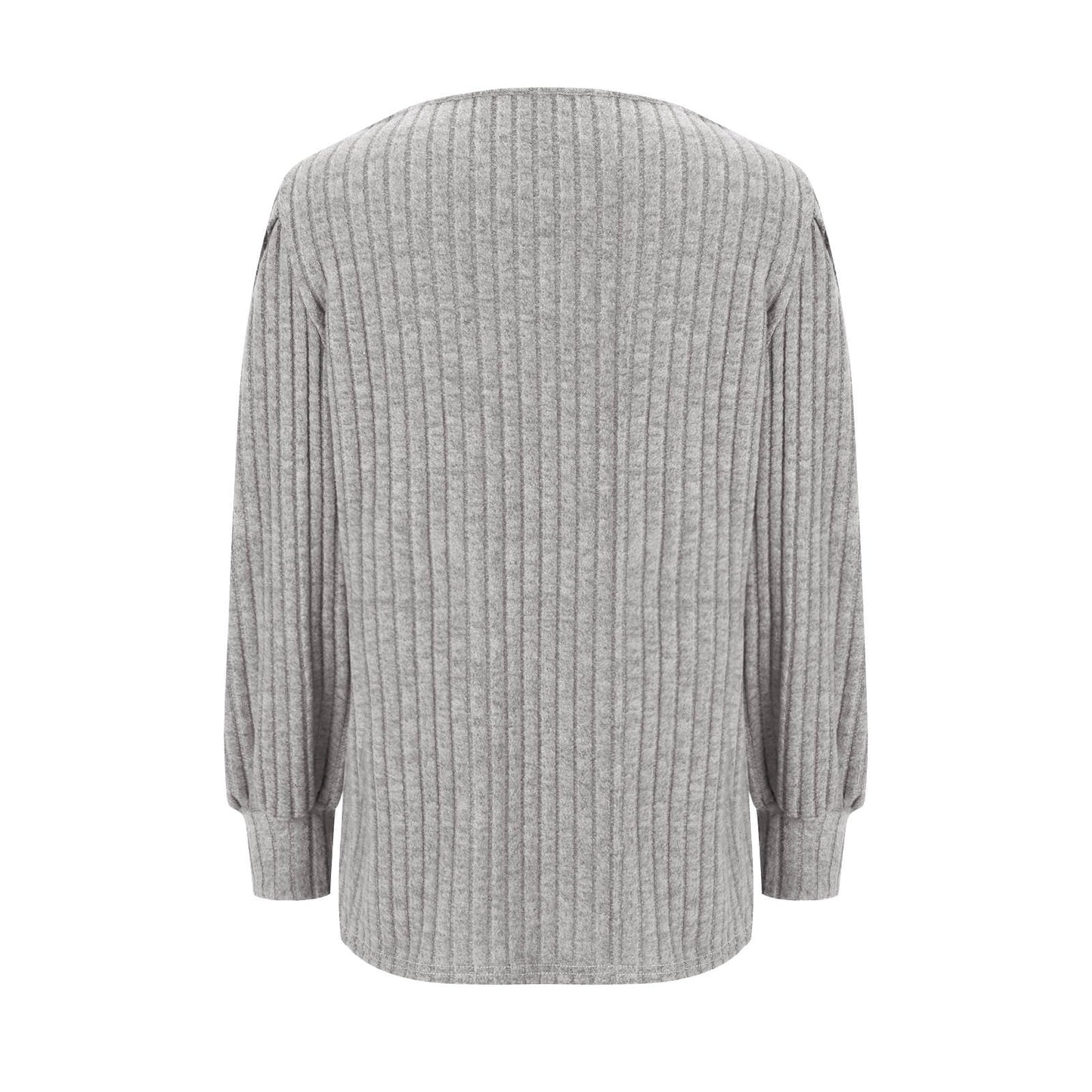 Fall Sweaters for Women 2023 plus Size Fashion Long Sleeve Loose Solid Color Blouse Pullover Sweaters Jumper