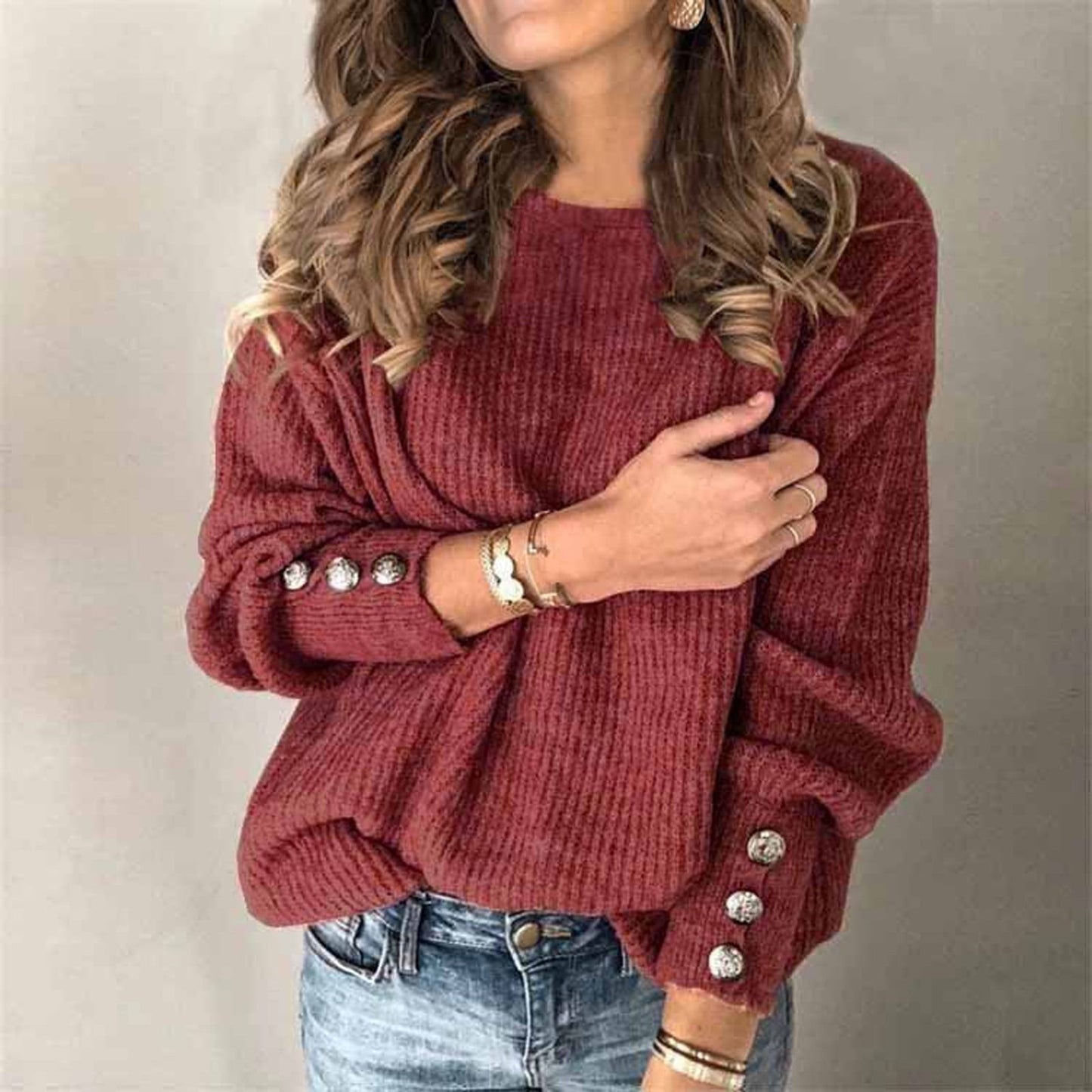 Fall Clothes for Women Fashion Women'S Turtleneck Knitted Jumper Sweater Long Sleeve Elegant Casual Tops