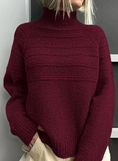 Women'S Turtleneck Sweaters 2025 Fall Chunky Knit Pullover Long Sleeve Jumper Tops Trendy Winter Clothes
